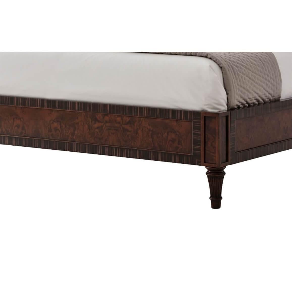 Contemporary Regency Style King Size Bed