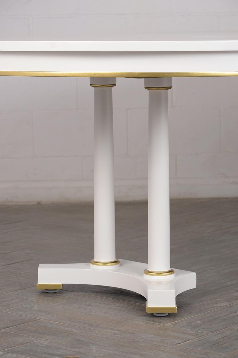 American  Extendable Lacquered Dining Table