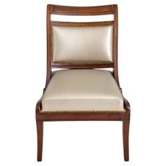 Vintage Regency Style Large Mahogany Chair