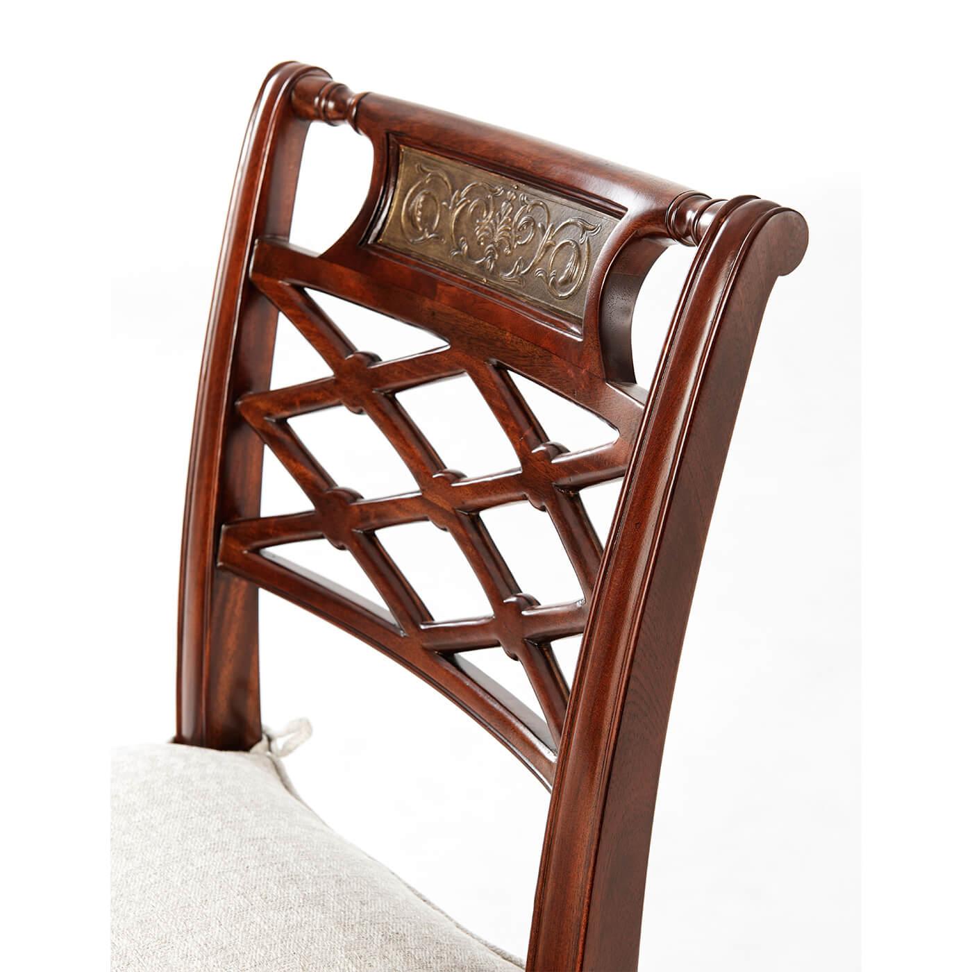 regency style dining chairs