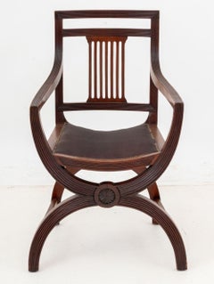 Regency Style Mahogany Armchair