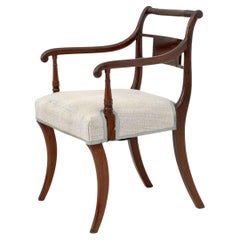 Regency Style Mahogany Armchair