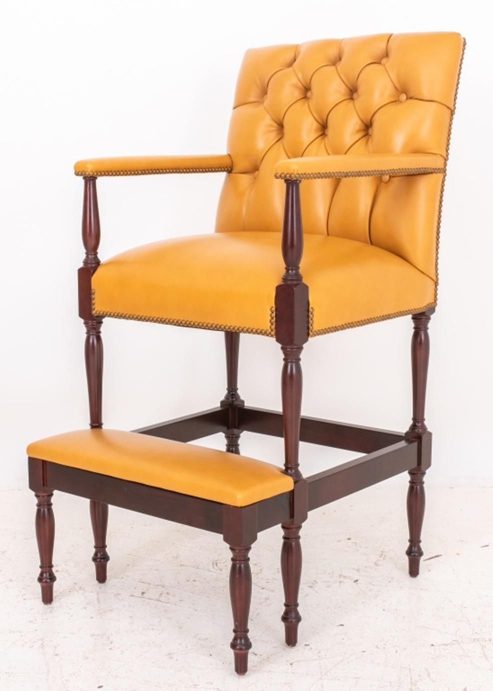 Regency Style Mahogany Billiard Chairs at 1stDibs