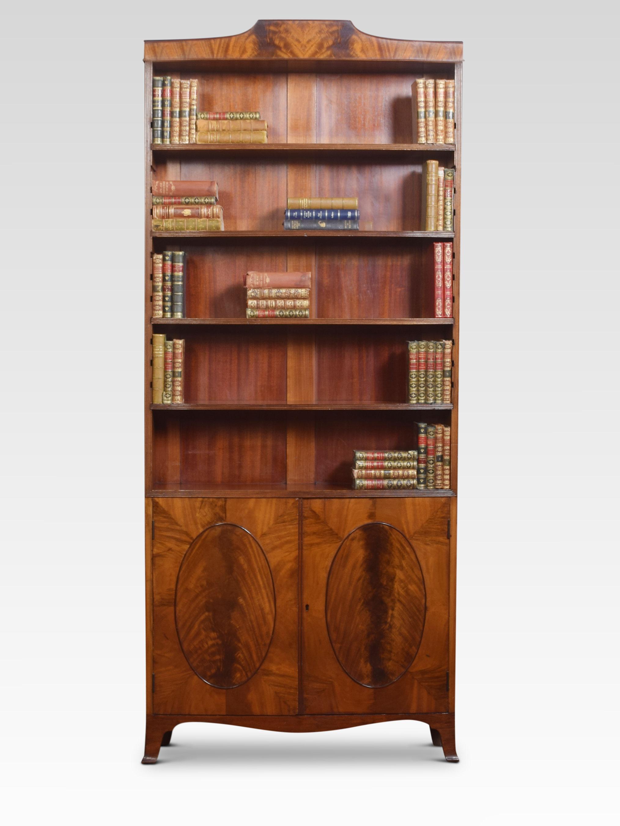 British Regency Style Mahogany Bookcase