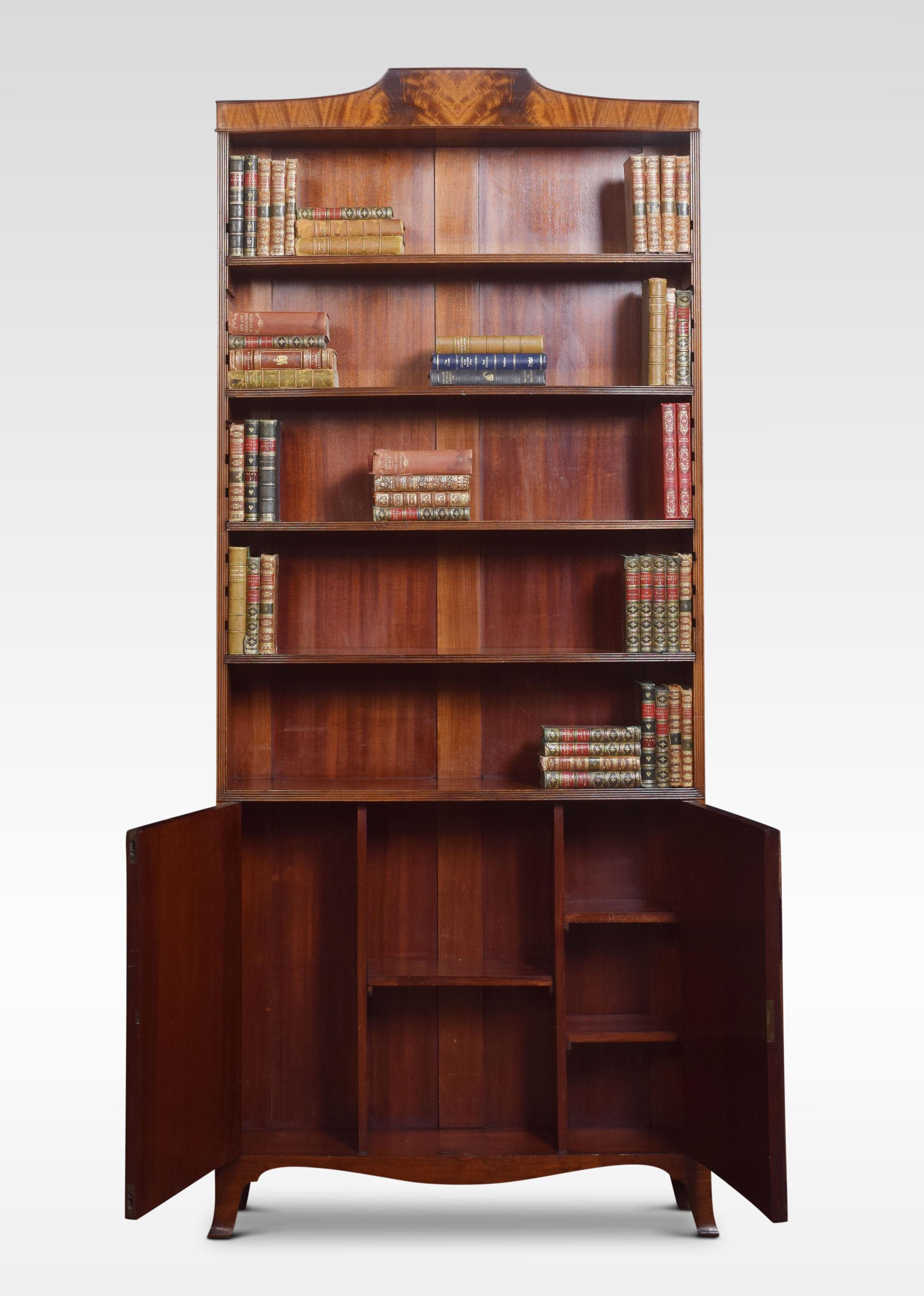 20th Century Regency Style Mahogany Bookcase