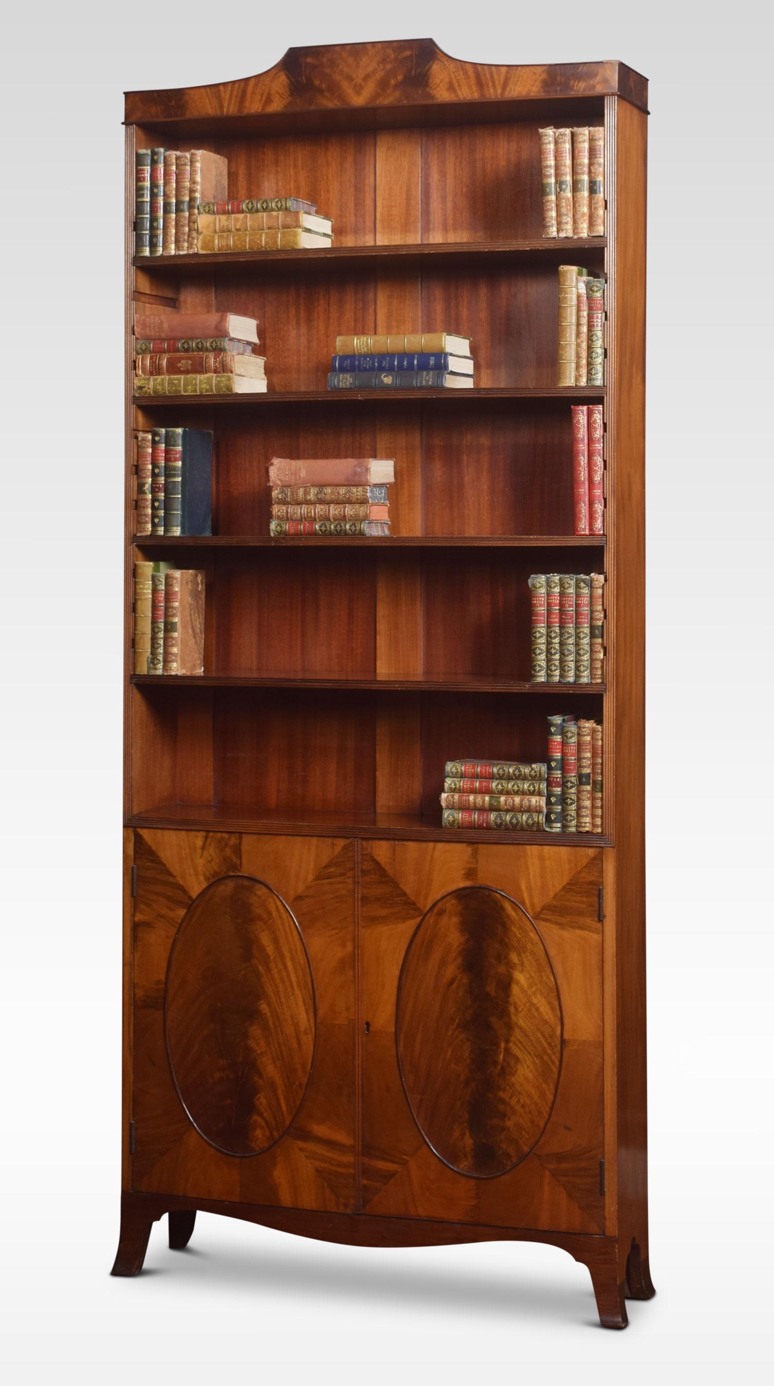 Regency Style Mahogany Bookcase 1
