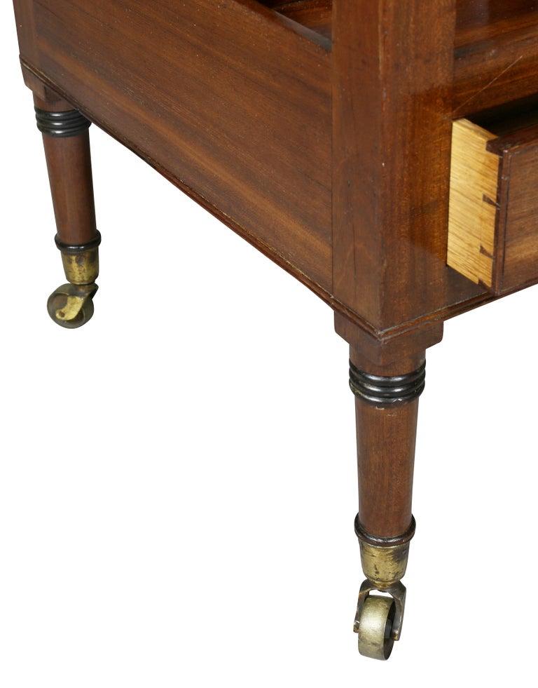 Regency Style Mahogany Canterbury In Good Condition In Essex, MA