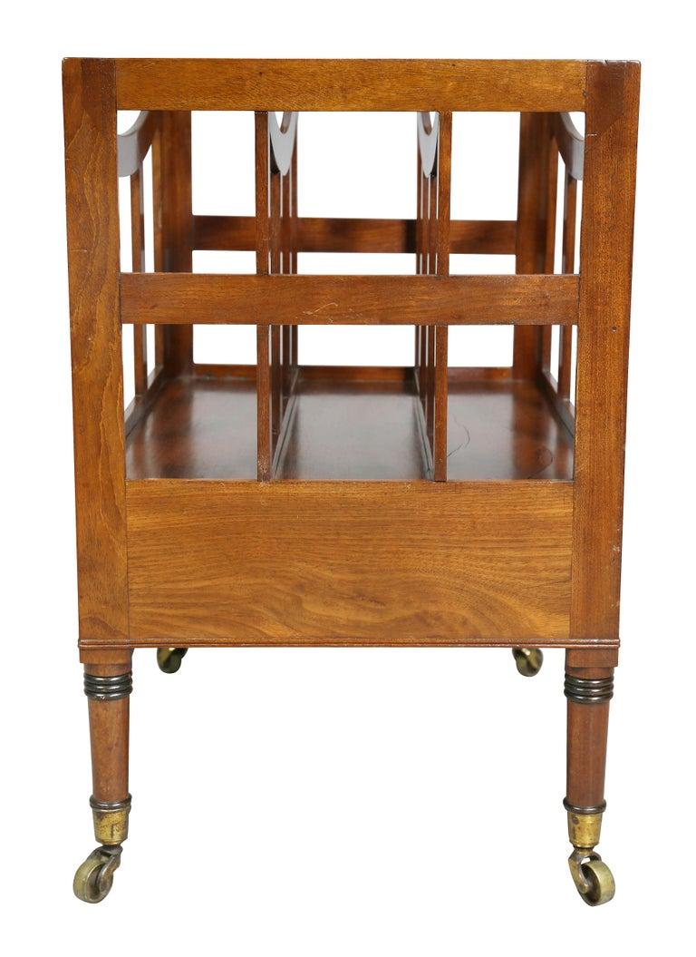 Regency Style Mahogany Canterbury 1