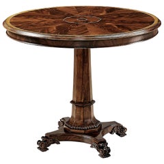 Regency Style Mahogany Center Table