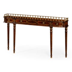 Regency Style Mahogany Console Table