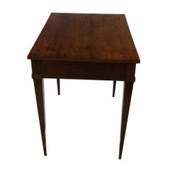 Regency Style Mahogany Desk or Side Table With Single Drawer