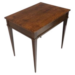 Regency Style Mahogany Desk or Side Table With Single Drawer