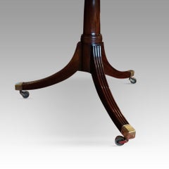 Regency style mahogany dining table