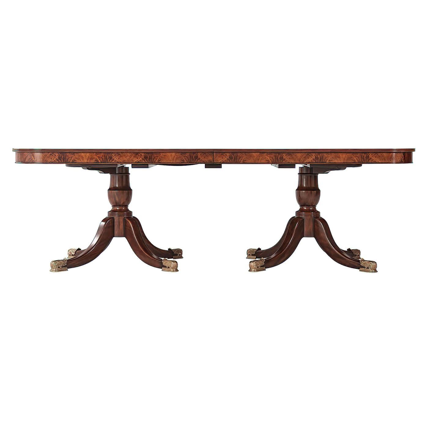 Vietnamese Regency Style Mahogany Dining Table For Sale