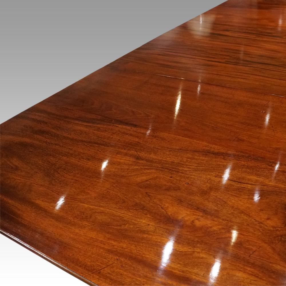Regency style mahogany dining table 1