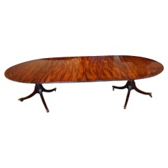 Used Regency style mahogany dining table