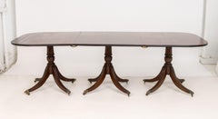 Regency Style Mahogany Extending Dining Table