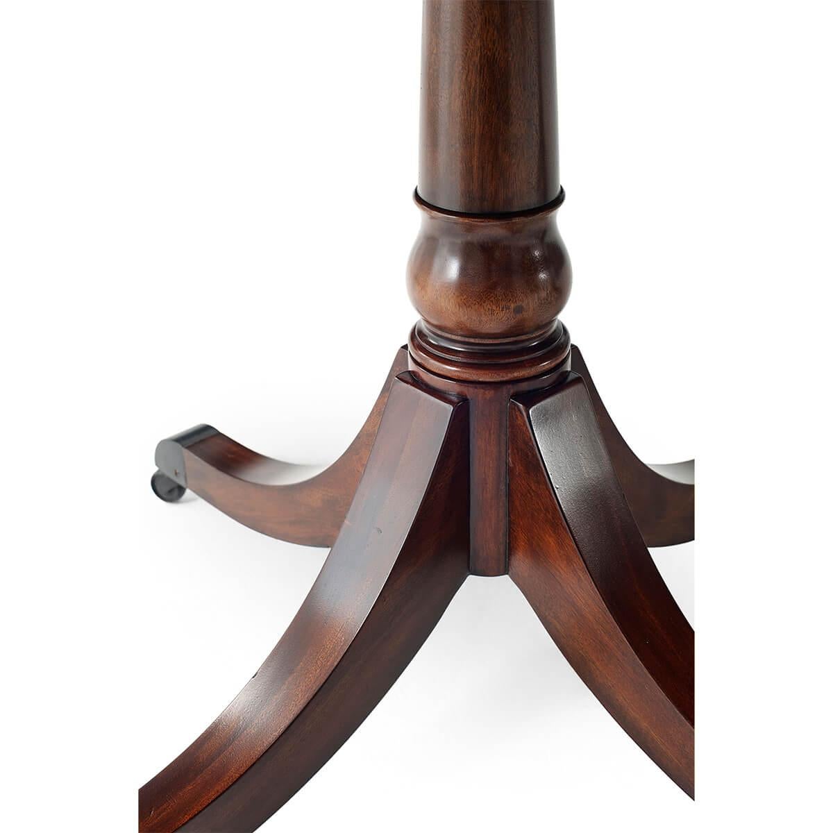 Regency Style Mahogany Extending Dining Table 2