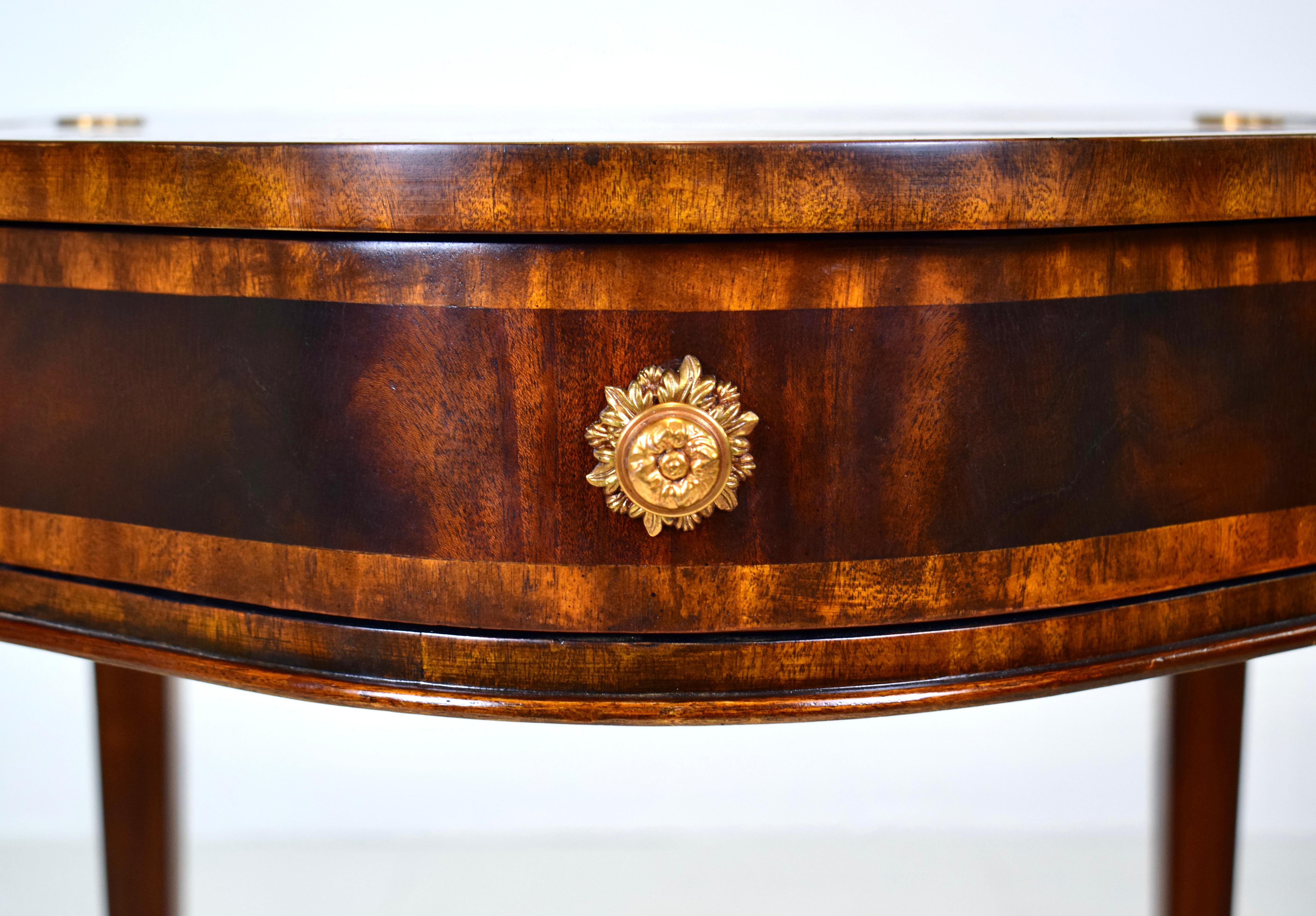 Regency Style Mahogany Game Table by Maitland Smith For Sale 3