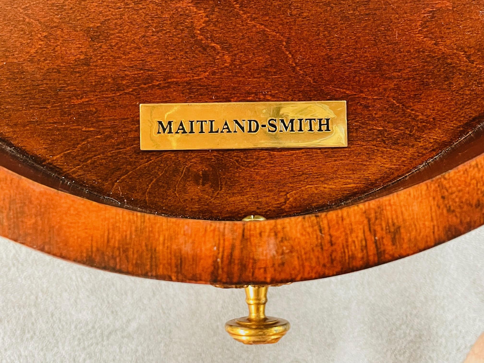 Regency Style Mahogany Game Table by Maitland Smith 9
