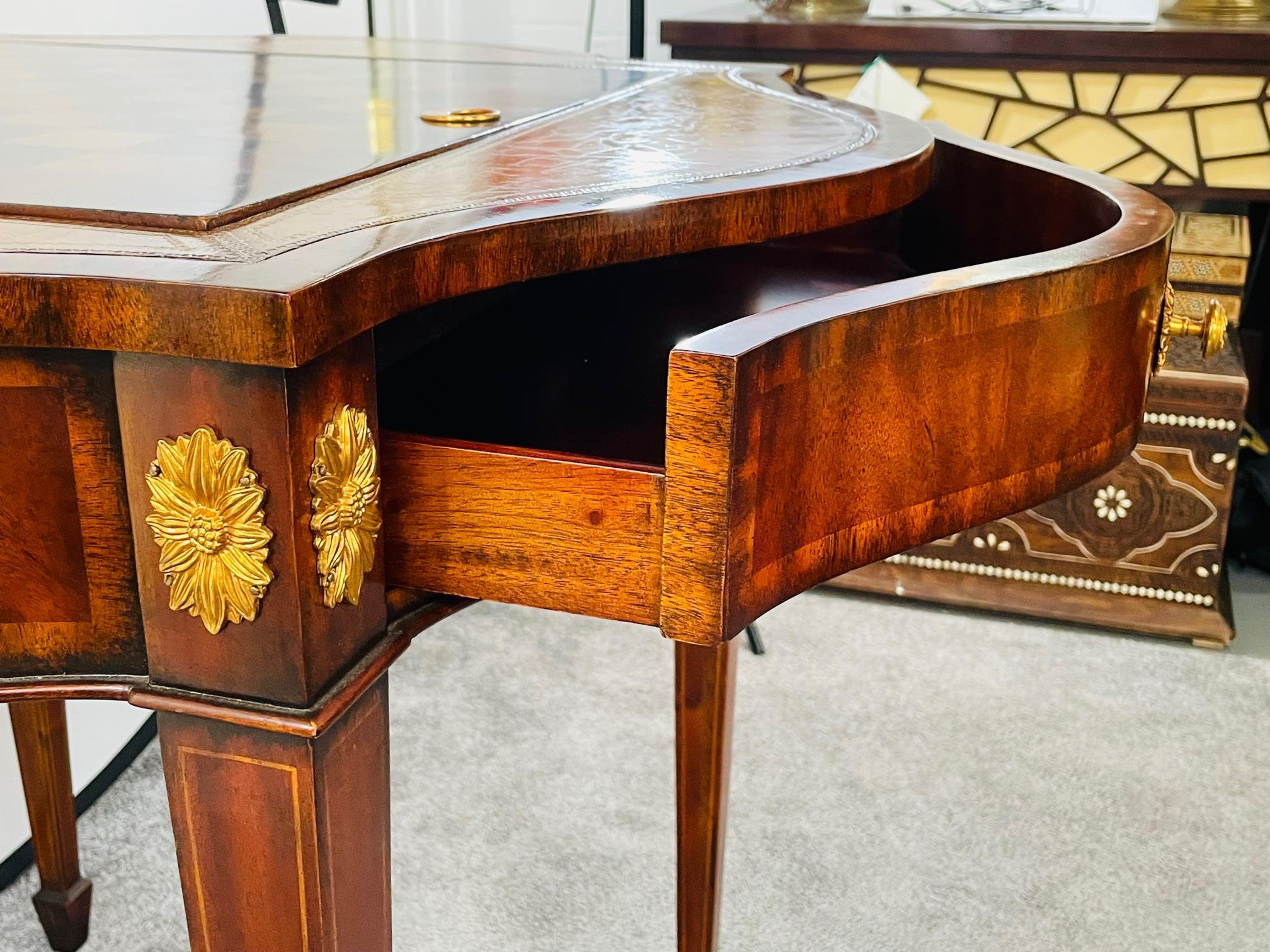 Regency Style Mahogany Game Table by Maitland Smith 10