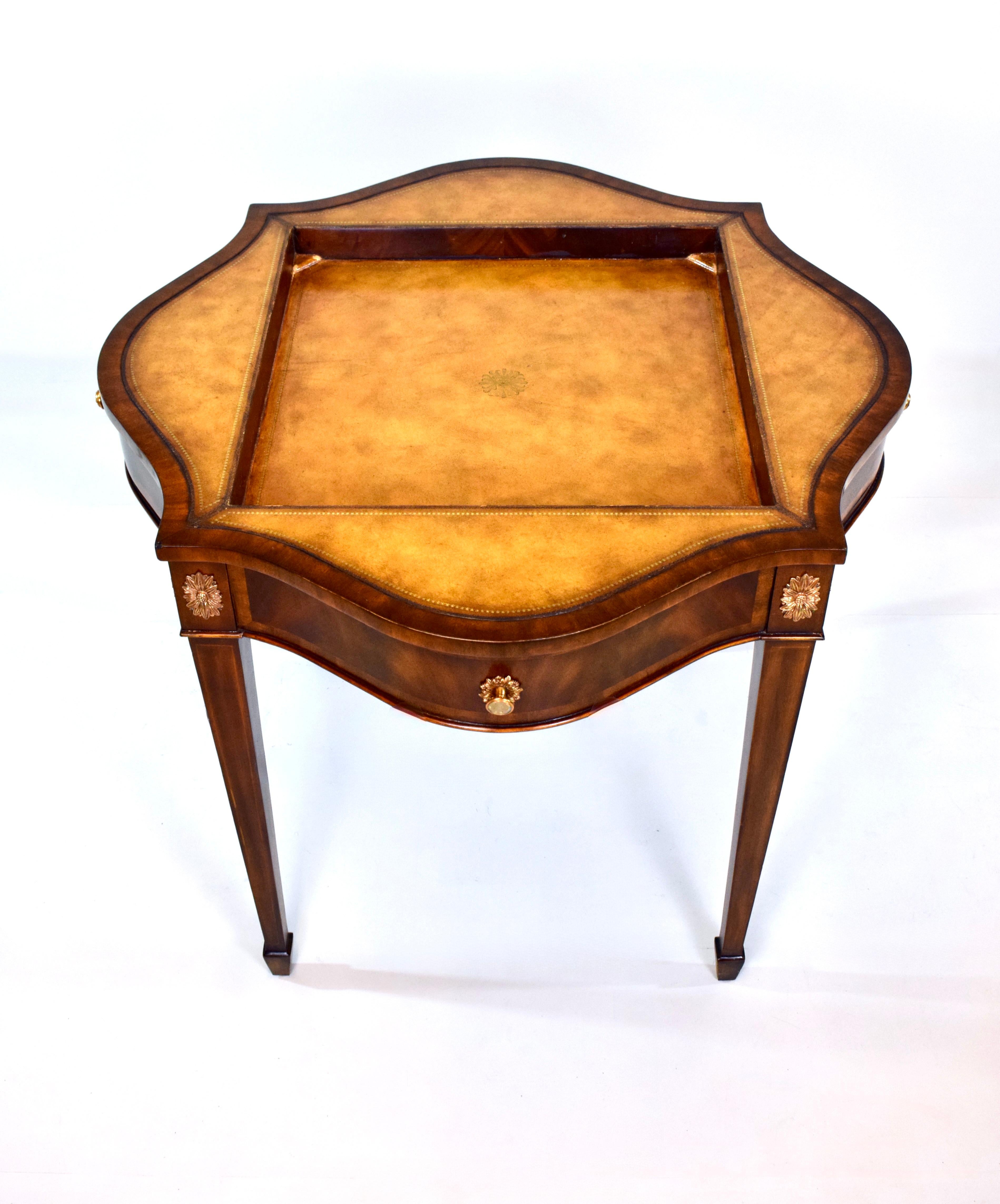 American Regency Style Mahogany Game Table by Maitland Smith For Sale