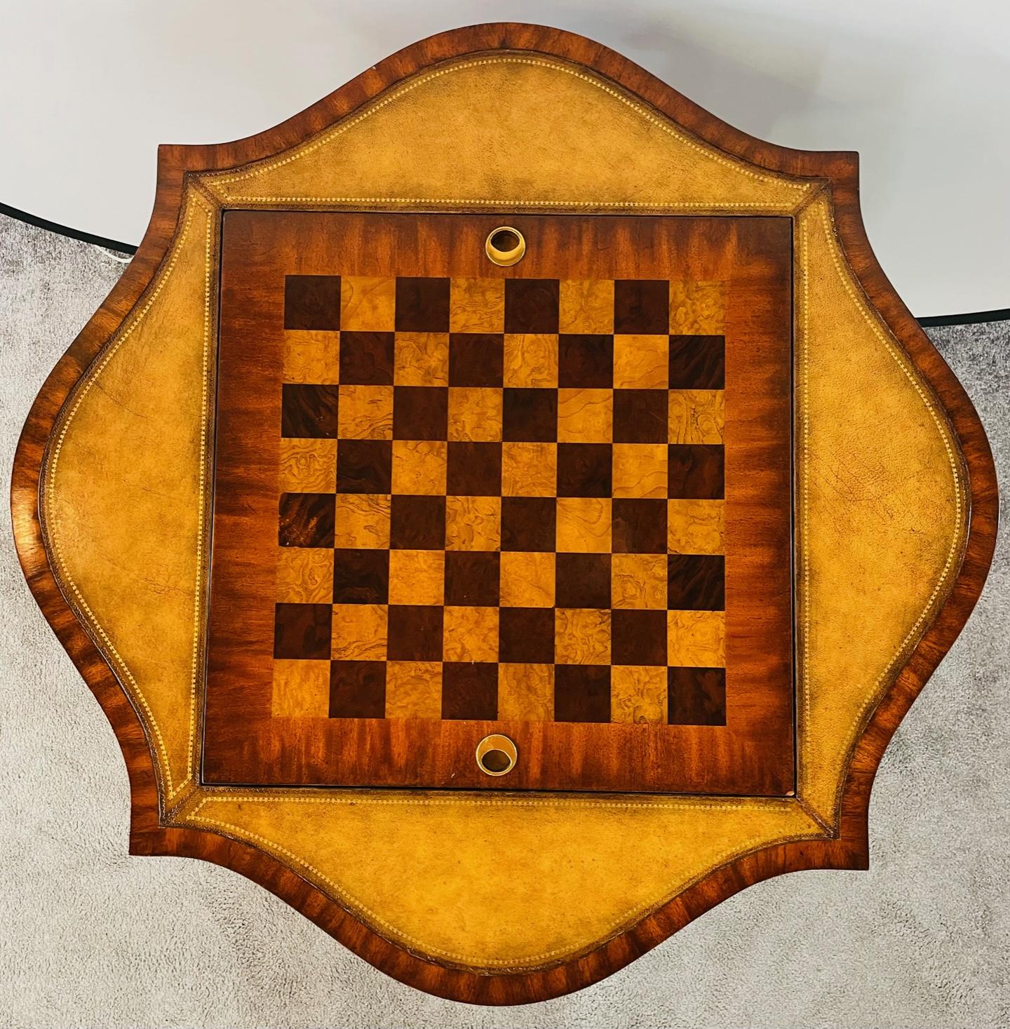 maitland smith regency game table