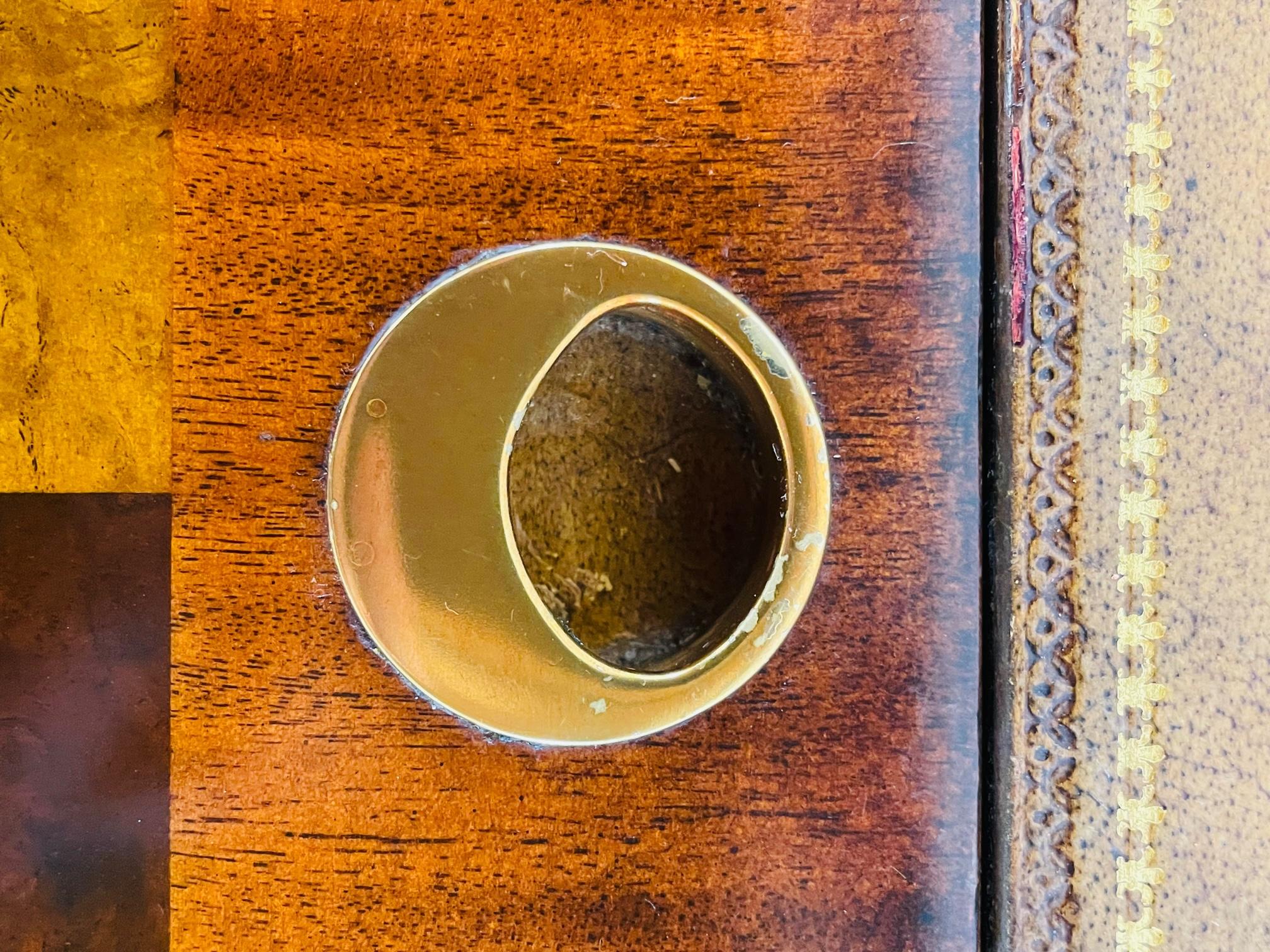 Regency Style Mahogany Game Table by Maitland Smith In Good Condition In Plainview, NY