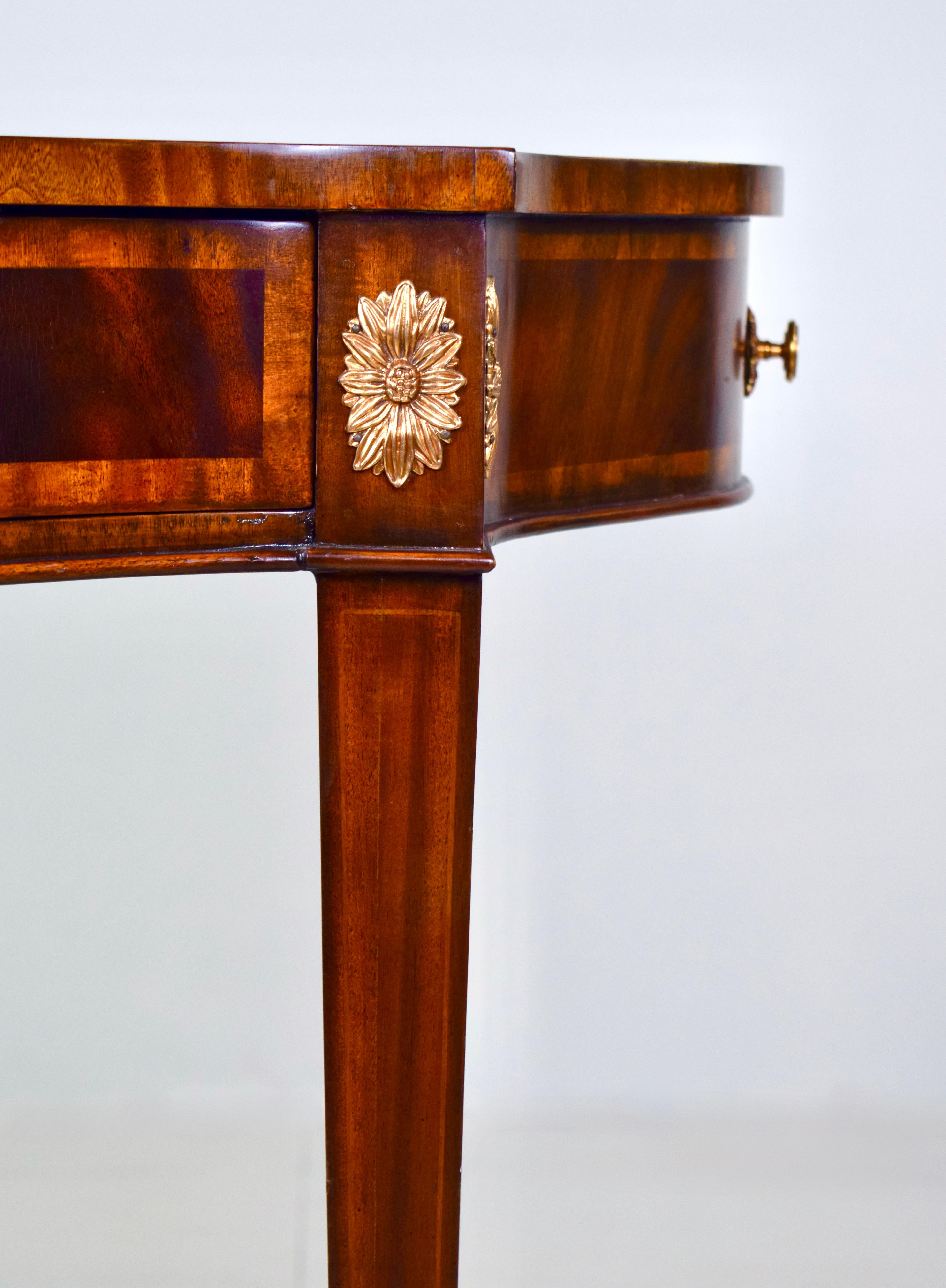 Regency Style Mahogany Game Table by Maitland Smith For Sale 1