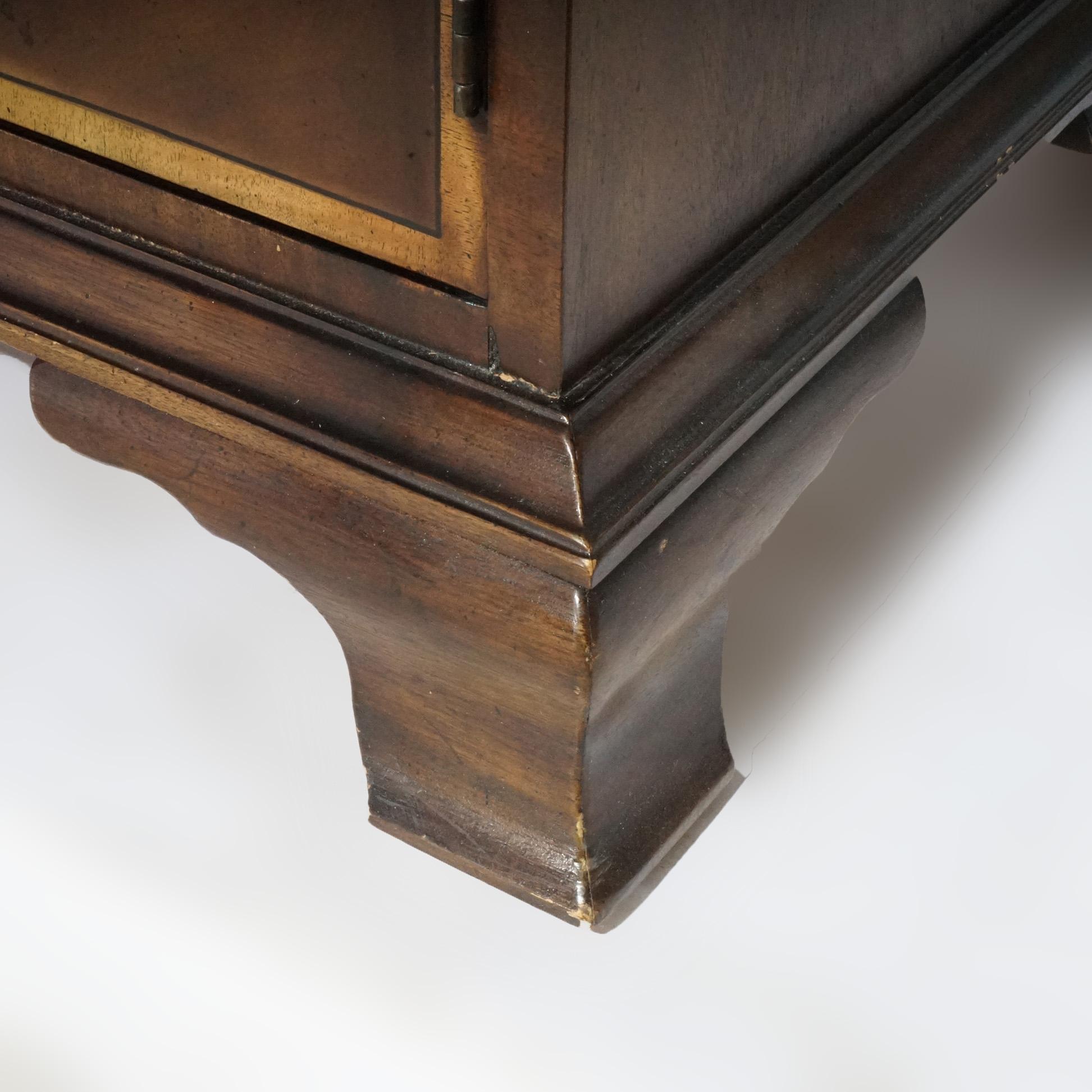 Regency Style Mahogany Inlaid & Banded Credenza Server by Henredon, 20th Century 15