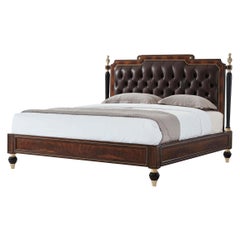 Regency Style Mahogany King Bed