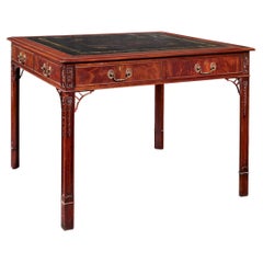 Antique Regency-Style Mahogany Library Table