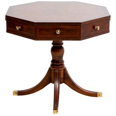Regency Style Mahogany Octagonal Side Table