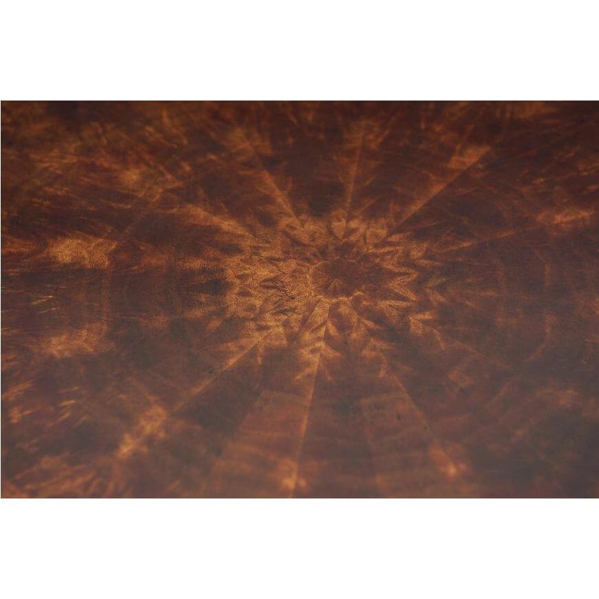 Regency Style Mahogany Round Extending Dining Table In New Condition In Westwood, NJ