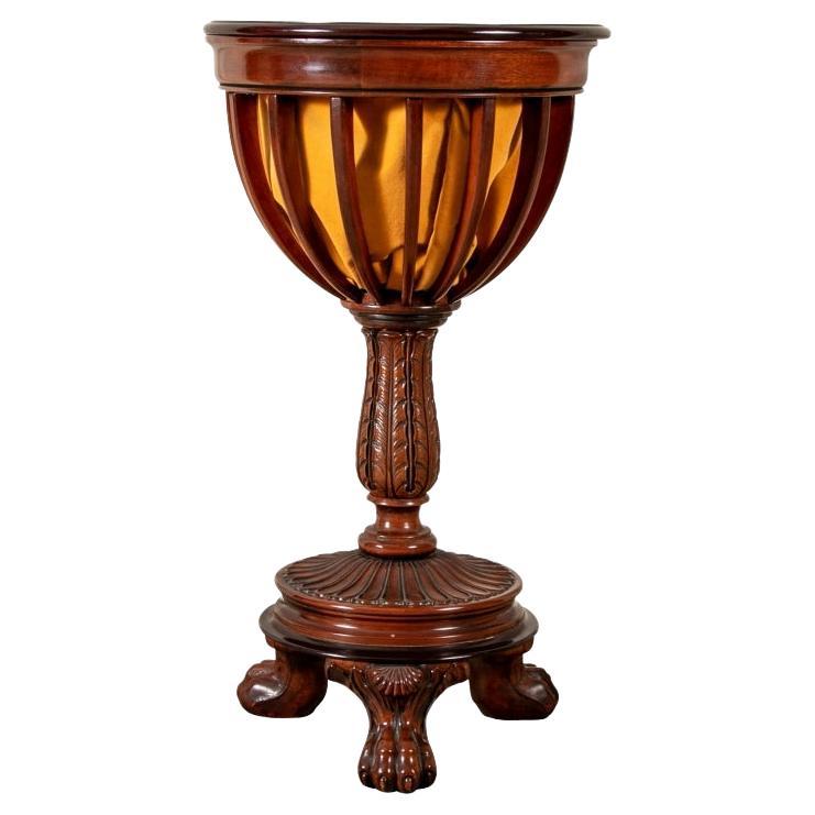 Regency Style Mahogany Sewing Stand