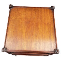 Regency Style Mahogany Three Tier Side Table