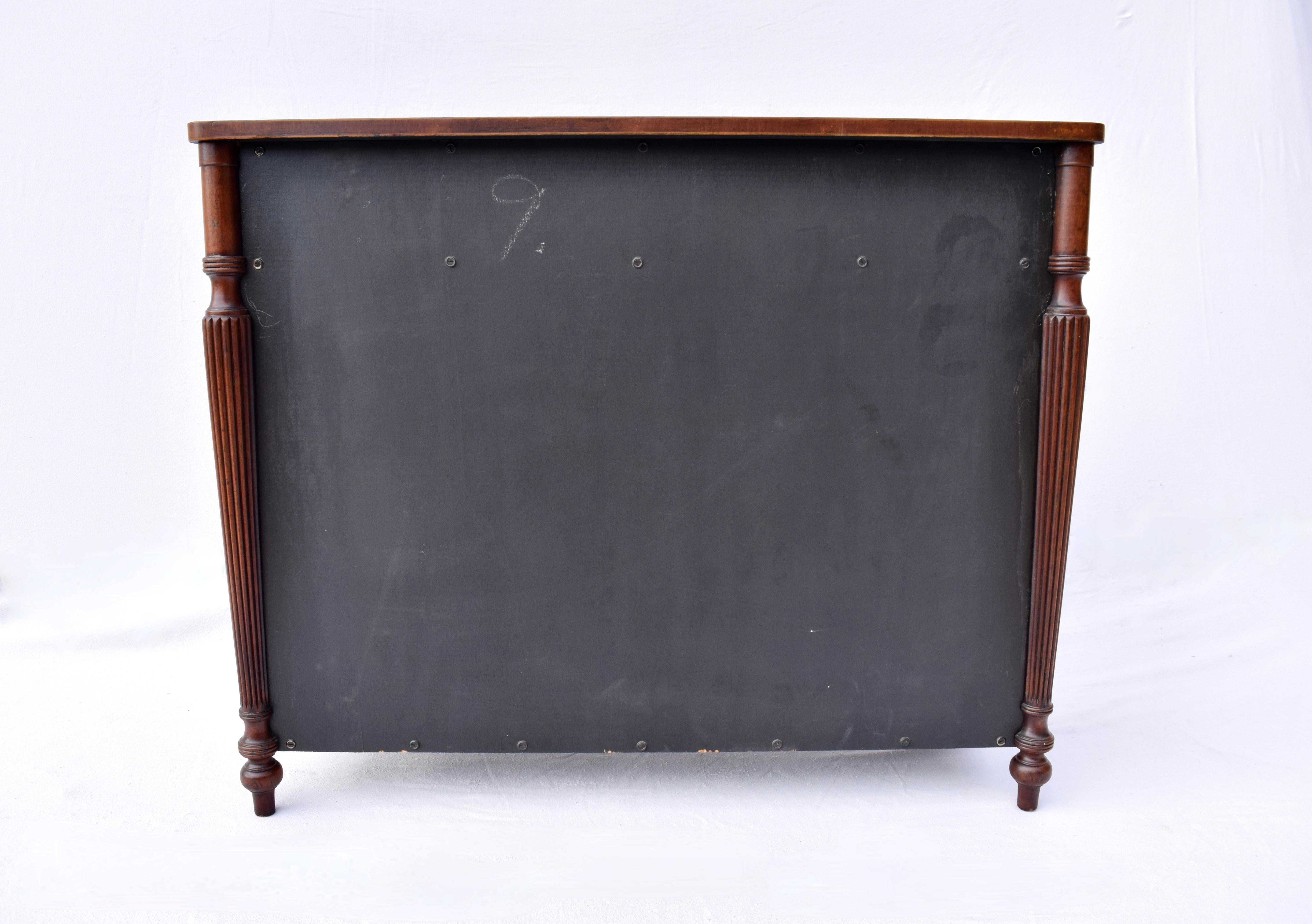 Regency Style Mahogany Two Door Cabinet 4