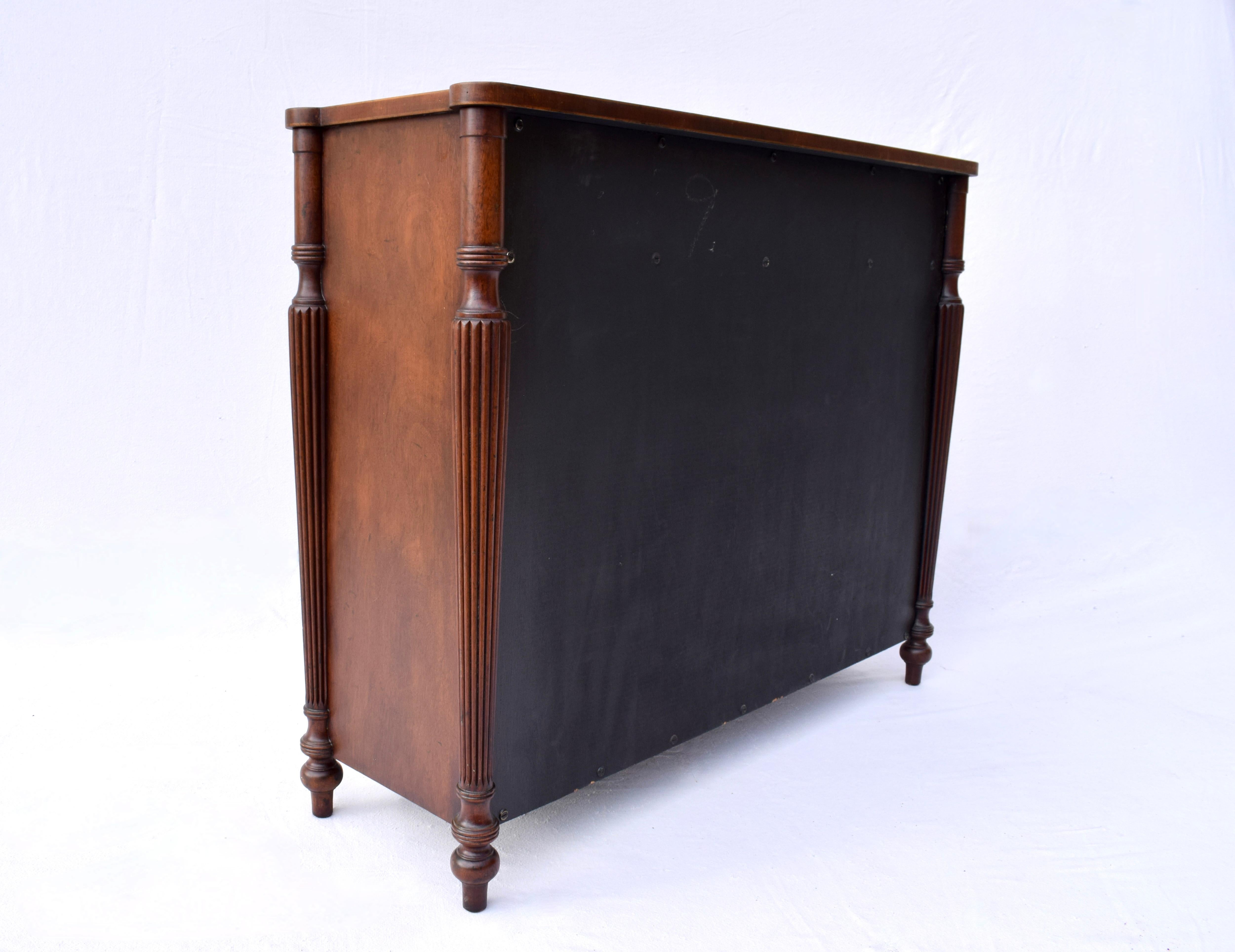 Regency Style Mahogany Two Door Cabinet 5