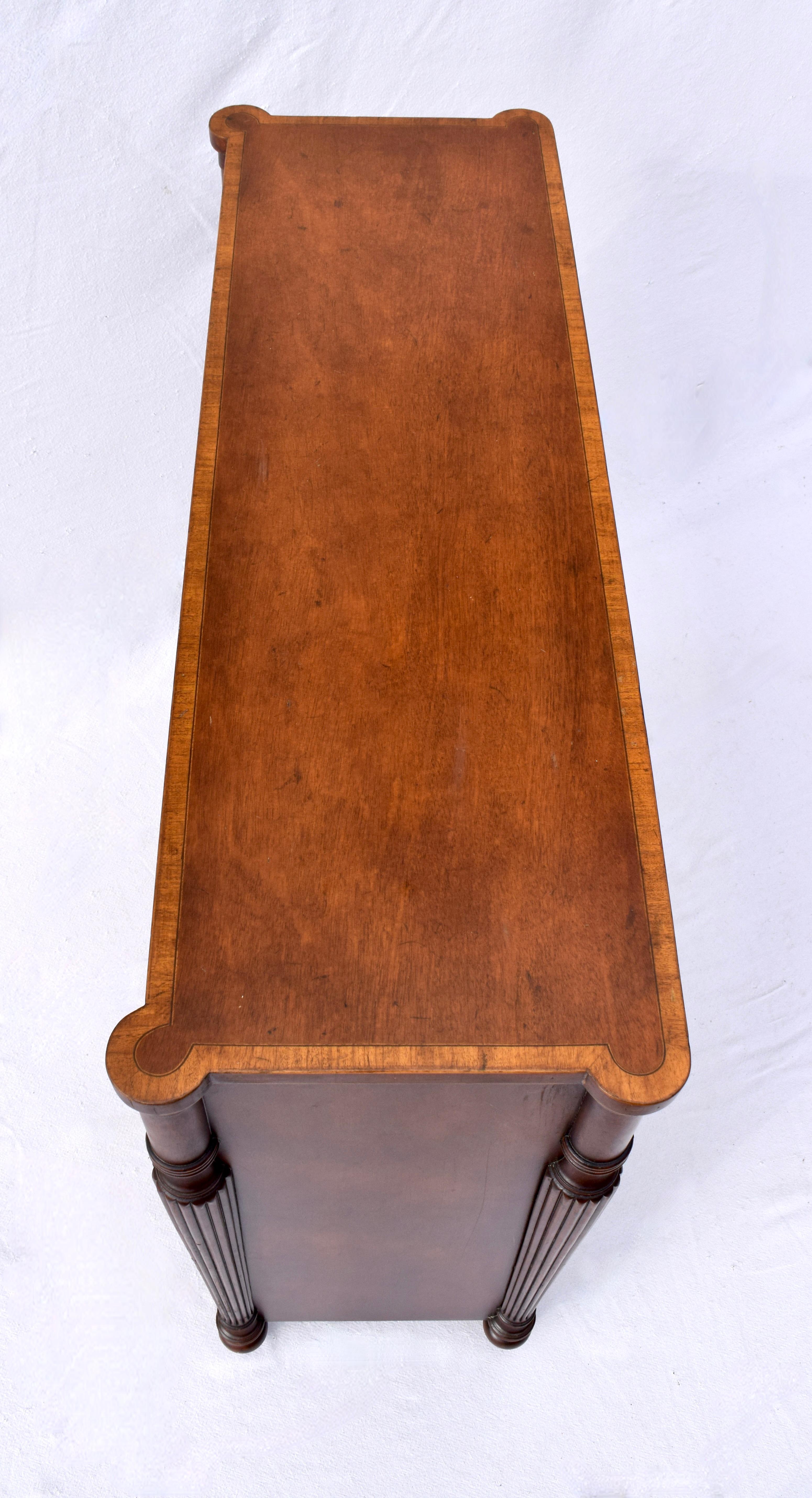 Regency Style Mahogany Two Door Cabinet 6