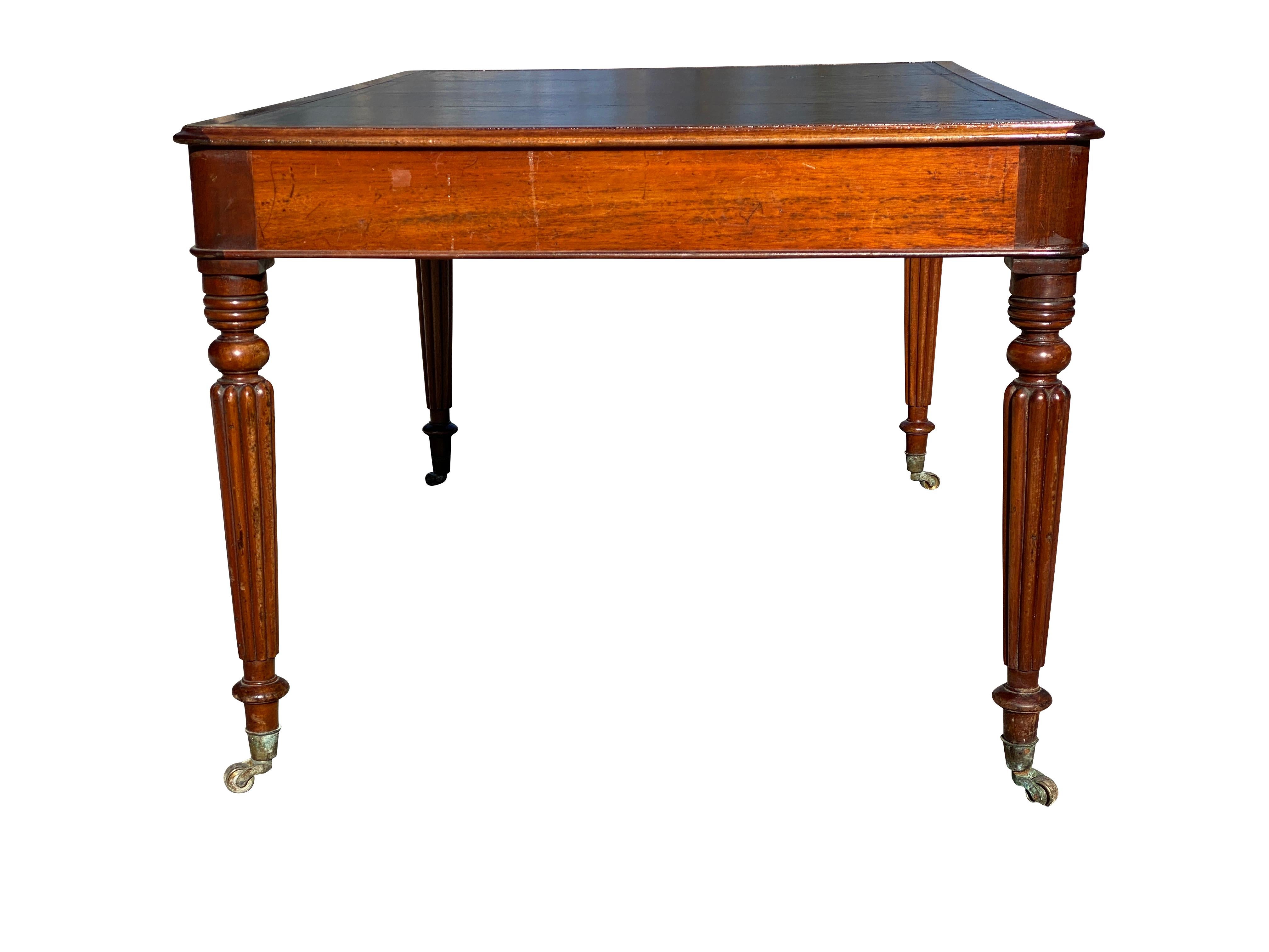 Early 19th Century Regency Style Mahogany Writing Table
