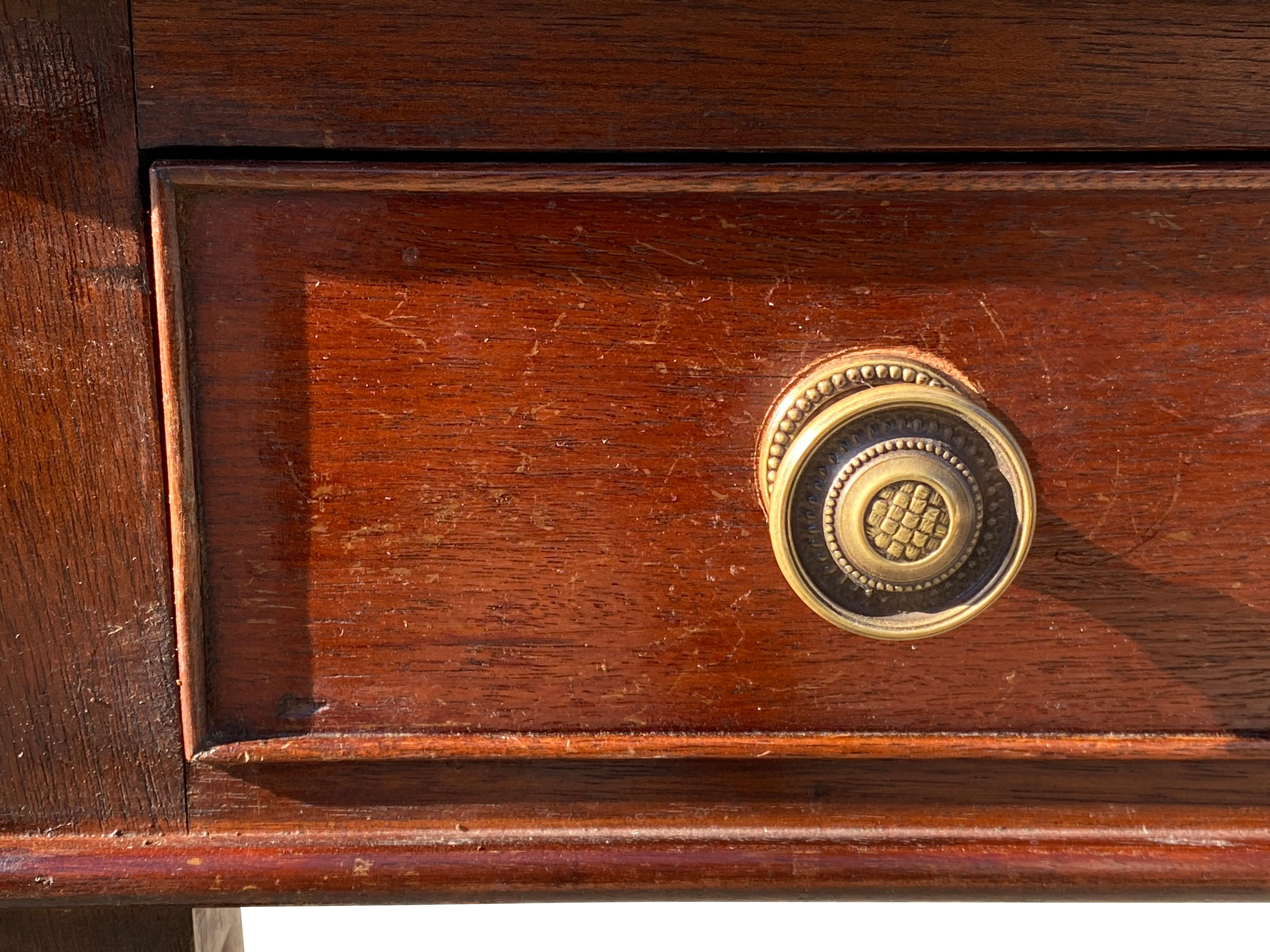 Regency Style Mahogany Writing Table 1