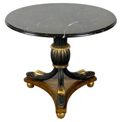 Regency Style Marble Topped Center Table