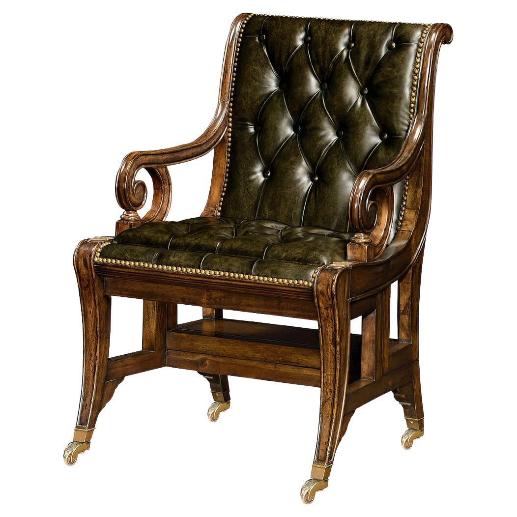 Regency Ebonized Style Side Chair at 1stDibs
