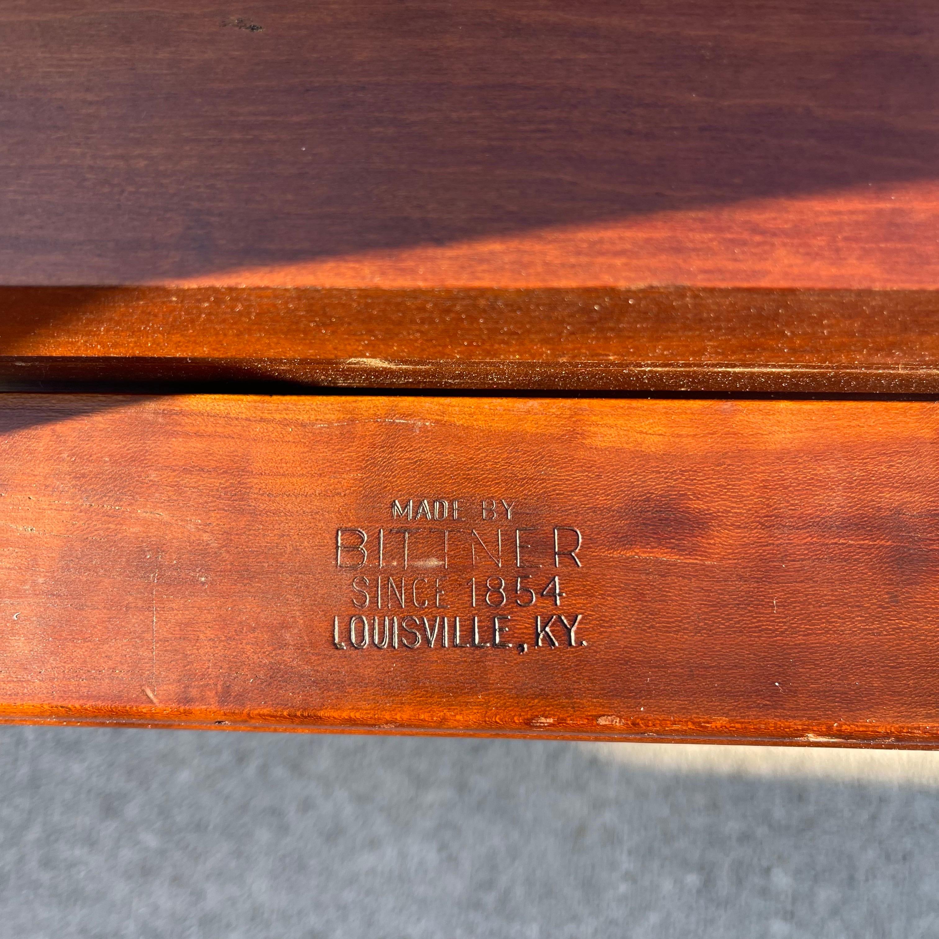 Chaise de bibliothèque à siège en rotin métamorphique de style Regency, marches, par Bittner, Louisville en vente 13