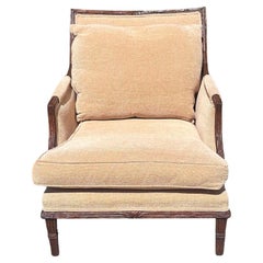 Regency Style Michael Taylor Designs Bambu Arm Chair Bergere