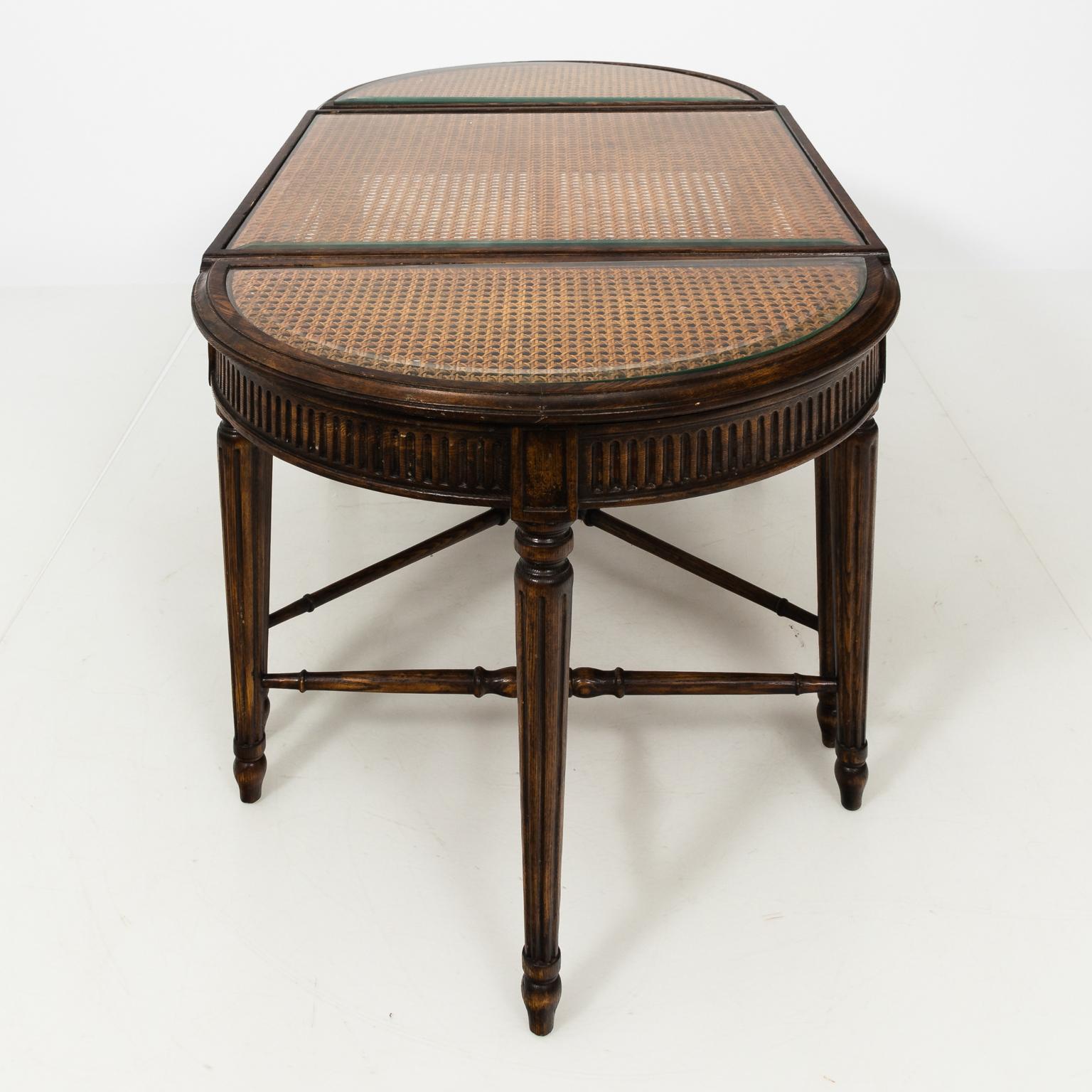 Regency Style Oak Coffee Table 1