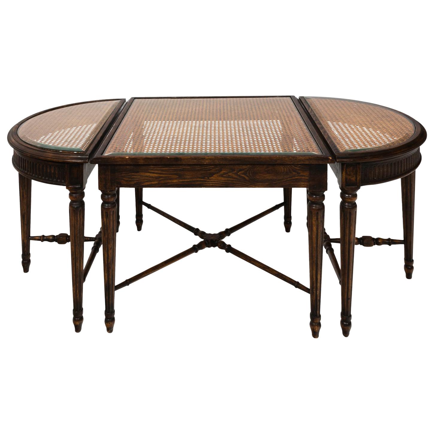 Regency Style Oak Coffee Table