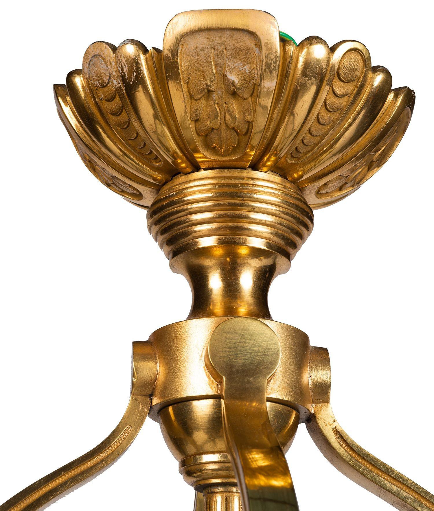 Regency style ormolu Lantern, circa 1900 In Good Condition For Sale In Brighton, Sussex