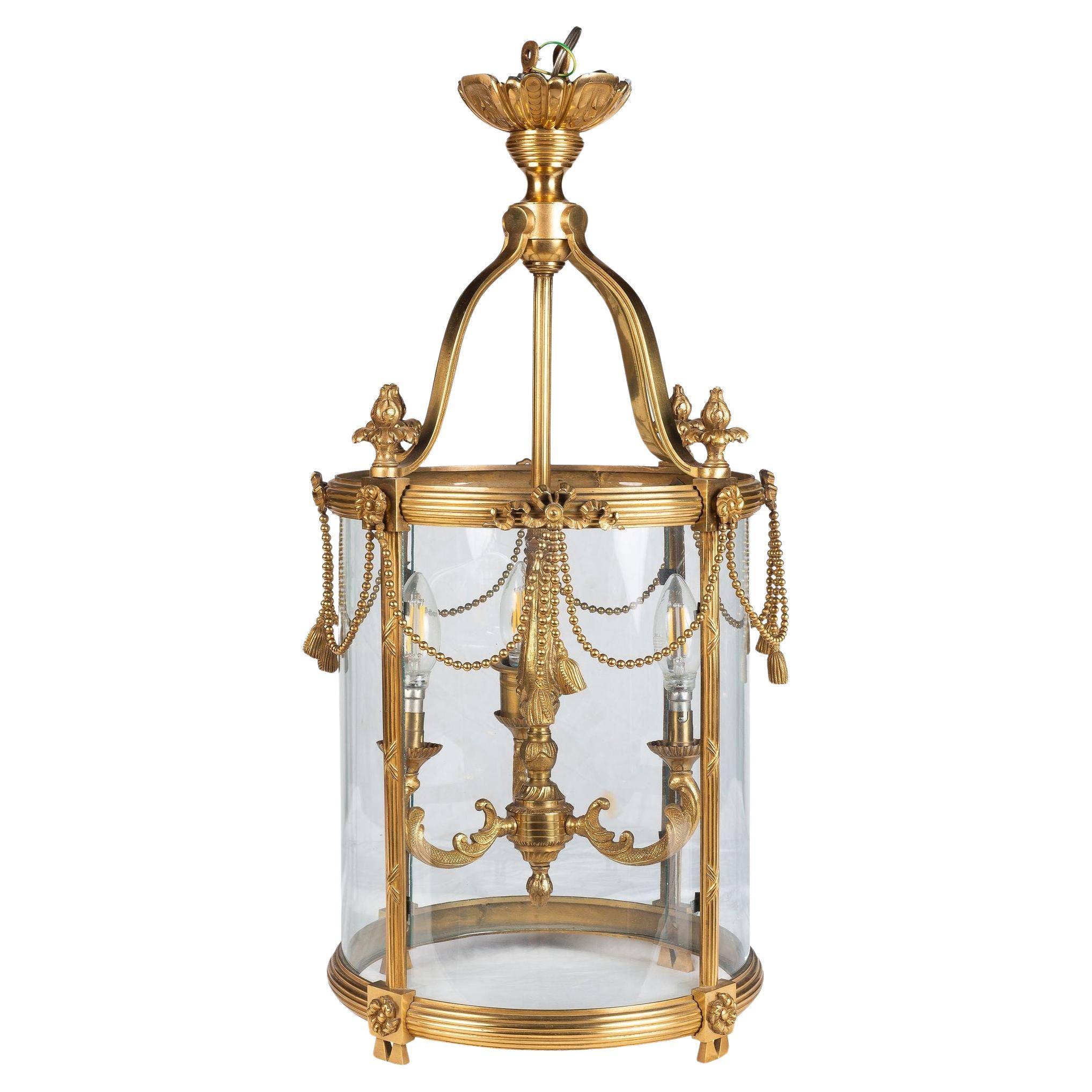 Regency style ormolu Lantern, circa 1900 For Sale