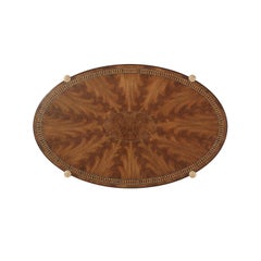 Regency Style Oval Coffee Table